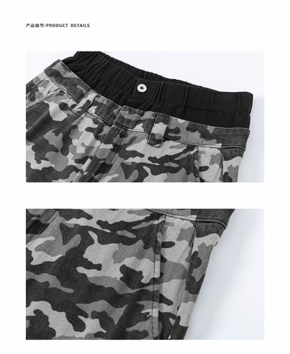 Double Waist Camouflage Cargo Pants PinkLimes Trending Streetwear