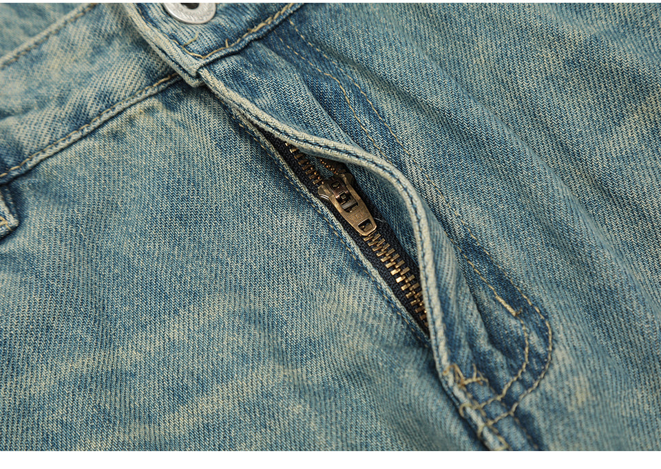 Distressed Denim Slim Streetwear Jeans PinkLimes Trending Streetwear