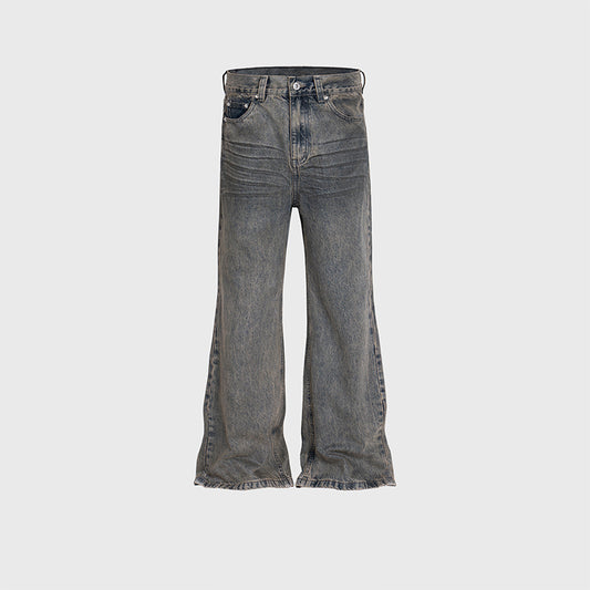 Grey Wash Up Jeans PinkLimes Trending Streetwear