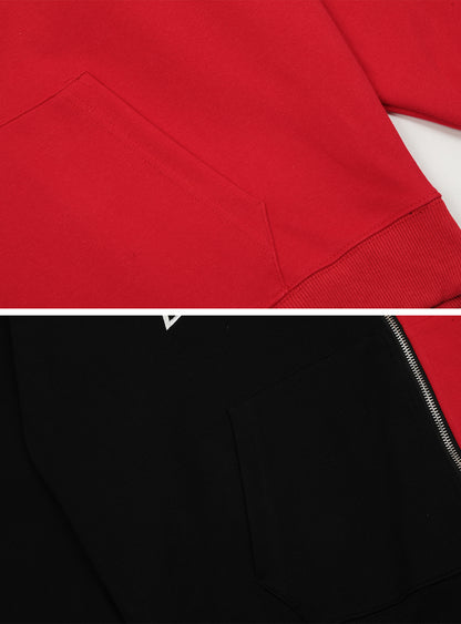 Spider Zip-Up Hoodie Shirts & Tops PinkLimes Trending Streetwear