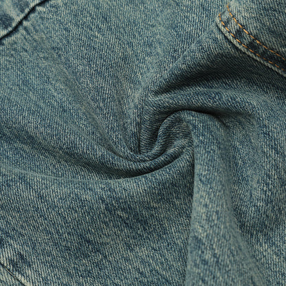 Pocket Blue Distressed Loose Fit Jeans PinkLimes Trending Streetwear