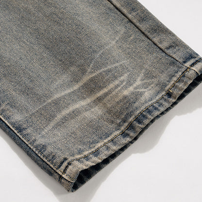 Vintage Wash Straight-Leg Jeans PinkLimes Trending Streetwear