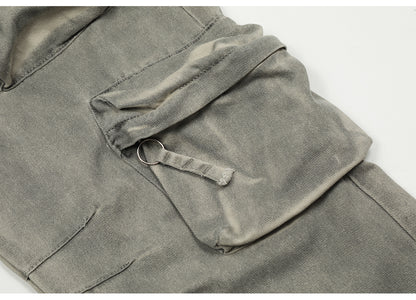 Multi-Pocket High Waist Cargo Pants PinkLimes Trending Streetwear