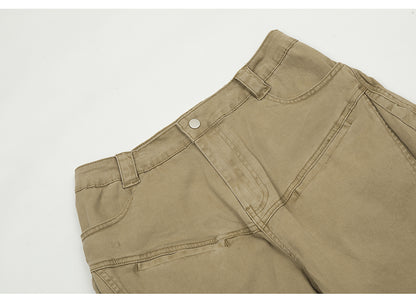 Basic Denim Cargo Pants PinkLimes Trending Streetwear