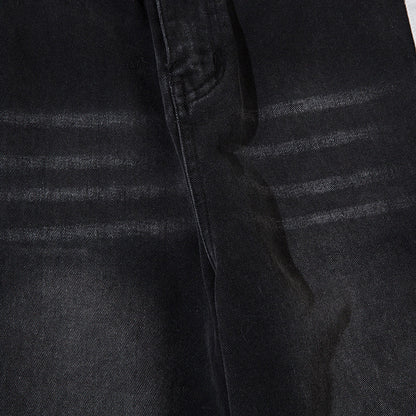 Side Webbing Denim Loose Pants PinkLimes Trending Streetwear