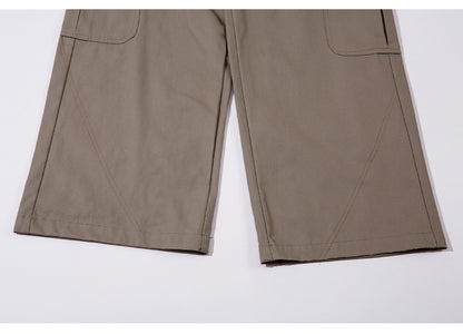 Solid Color High Waist Cargo Pants PinkLimes Trending Streetwear