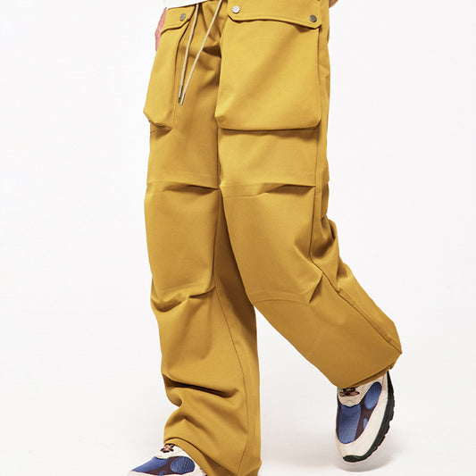 Large Pocket Paratrooper Cargo Pants PinkLimes Trending Streetwear
