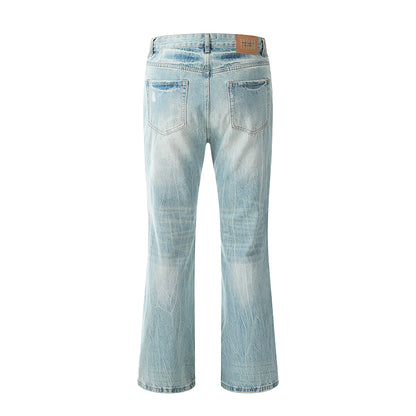 Ripped Blue Denim Streetwear Jeans PinkLimes Trending Streetwear