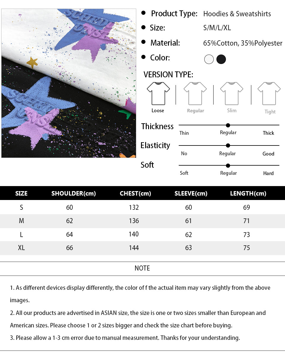 Star Night Hoodie Shirts & Tops PinkLimes Trending Streetwear