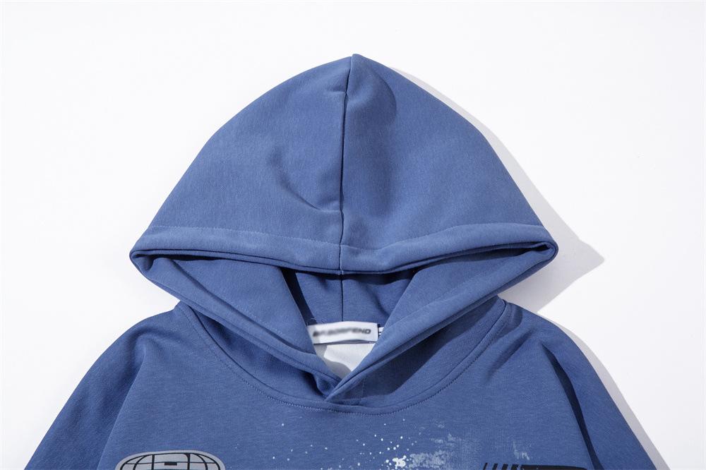 Casual Tie-Dye Hoodie Shirts & Tops PinkLimes Trending Streetwear
