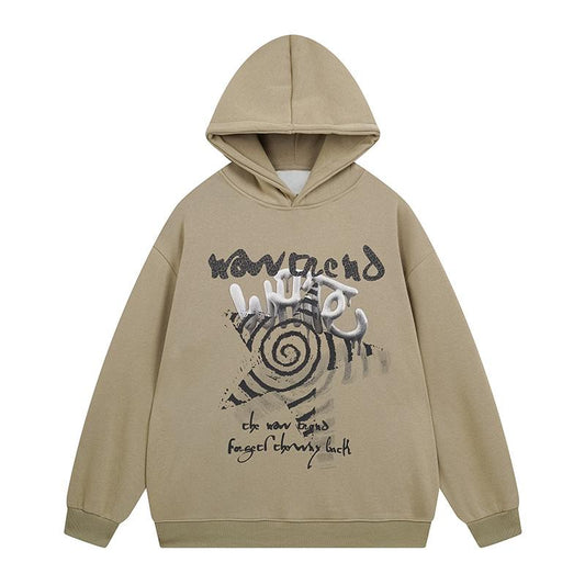 Twirl Star Hoodie Khaki Shirts & Tops PinkLimes Trending Streetwear