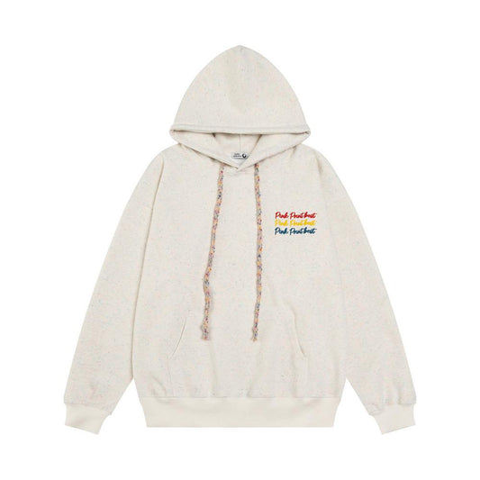 Pink Printbest Hoodie Beige Shirts & Tops PinkLimes Trending Streetwear
