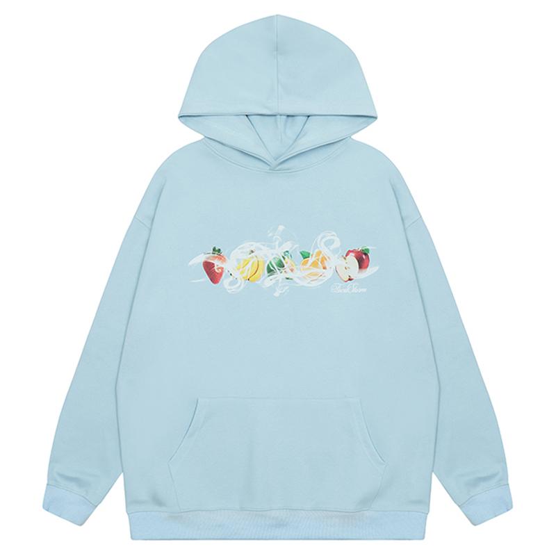 Focus Storm Hoodie Light Blue Shirts & Tops PinkLimes Trending Streetwear
