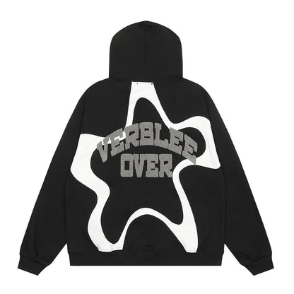 Verblee Over Zip-Up Hoodie Shirts & Tops PinkLimes Trending Streetwear
