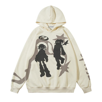Street Culture Hoodie Beige Shirts & Tops PinkLimes Trending Streetwear