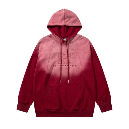 Beast Axe Hoodie Red Shirts & Tops PinkLimes Trending Streetwear