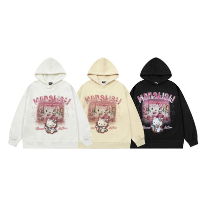 Monskiski Hoodie Shirts & Tops PinkLimes Trending Streetwear