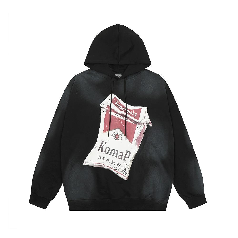 Ciggies Hoodie Black Shirts & Tops PinkLimes Trending Streetwear