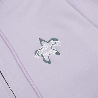 Verblee Over Zip-Up Hoodie Shirts & Tops PinkLimes Trending Streetwear