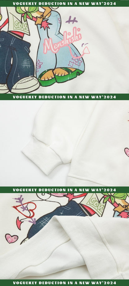 Love Birds Hoodie Shirts & Tops PinkLimes Trending Streetwear