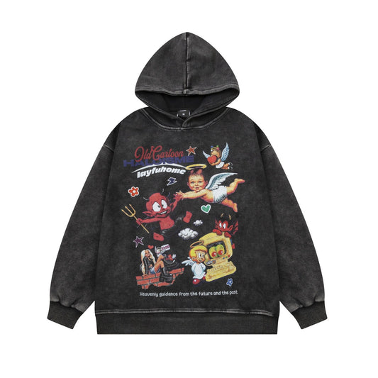 Haloisme Hoodie Black Shirts & Tops PinkLimes Trending Streetwear