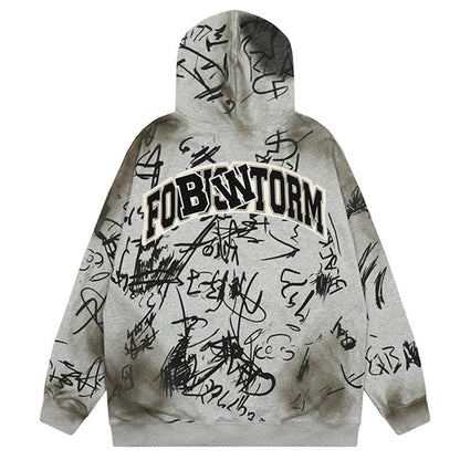 126 Zip-Up Hoodie Shirts & Tops PinkLimes Trending Streetwear