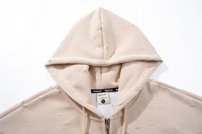 Bestaxe Zip-Up Hoodie Shirts & Tops PinkLimes Trending Streetwear