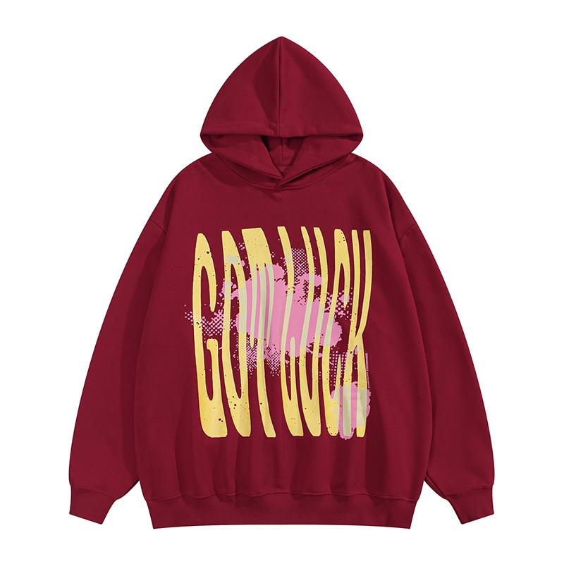 Gotluck Hoodie Red Shirts & Tops PinkLimes Trending Streetwear