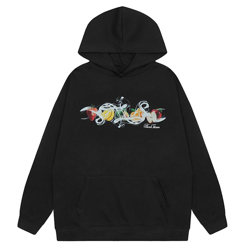 Focus Storm Hoodie Black Shirts & Tops PinkLimes Trending Streetwear