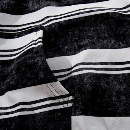 Beastaxe Striped Hoodie Shirts & Tops PinkLimes Trending Streetwear