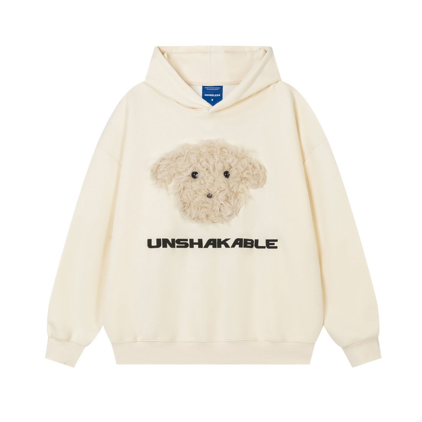 Plush Puppy Hoodie Beige Shirts & Tops PinkLimes Trending Streetwear