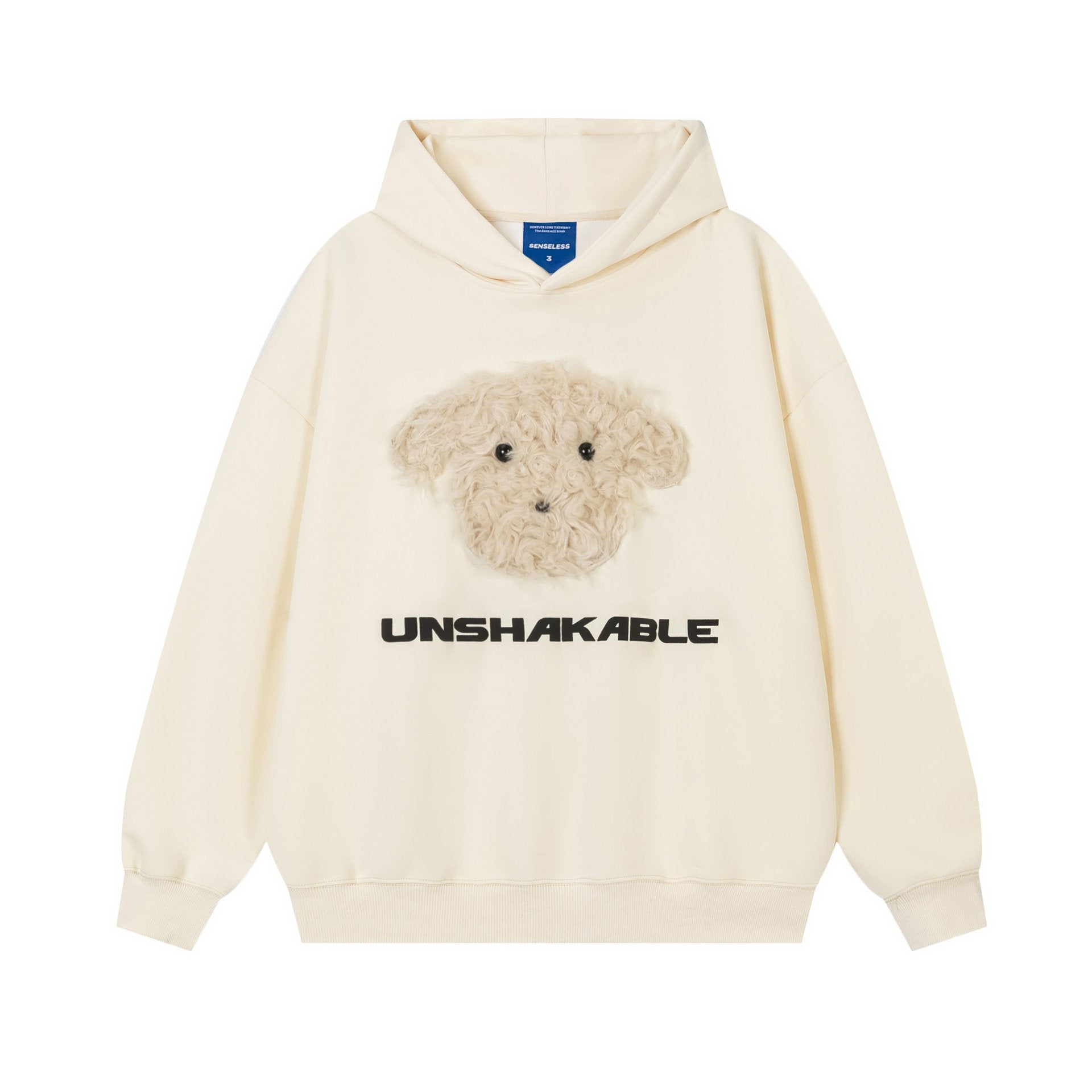 Plush Puppy Hoodie Beige Shirts & Tops PinkLimes Trending Streetwear