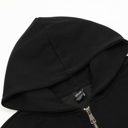 Embroidered Butterfly Hoodie Shirts & Tops PinkLimes Trending Streetwear
