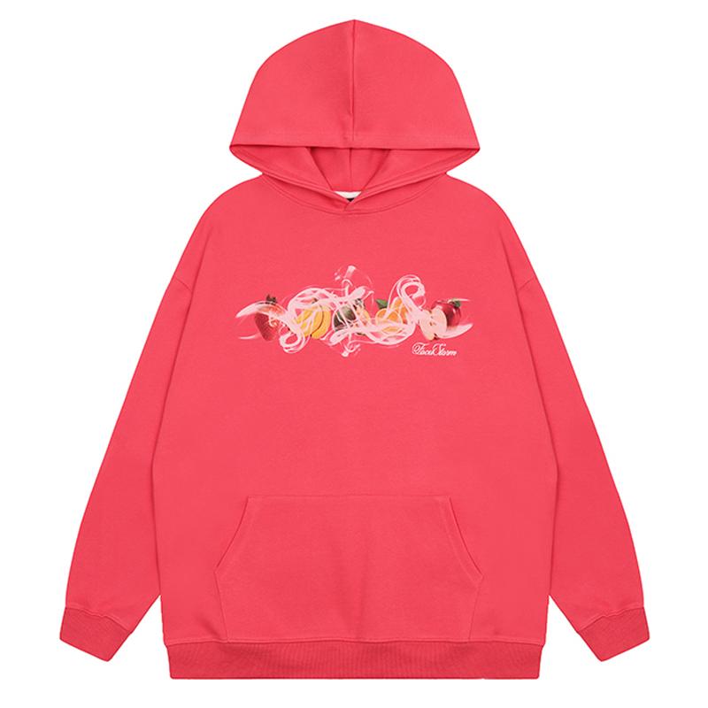 Focus Storm Hoodie Red Shirts & Tops PinkLimes Trending Streetwear