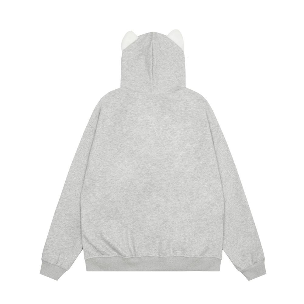Boss Cat Zip-Up Hoodie Shirts & Tops PinkLimes Trending Streetwear
