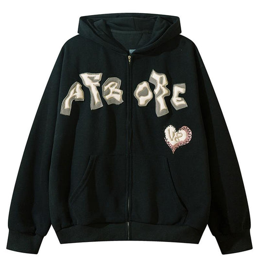 Afbore Hoodie Black Shirts & Tops PinkLimes Trending Streetwear
