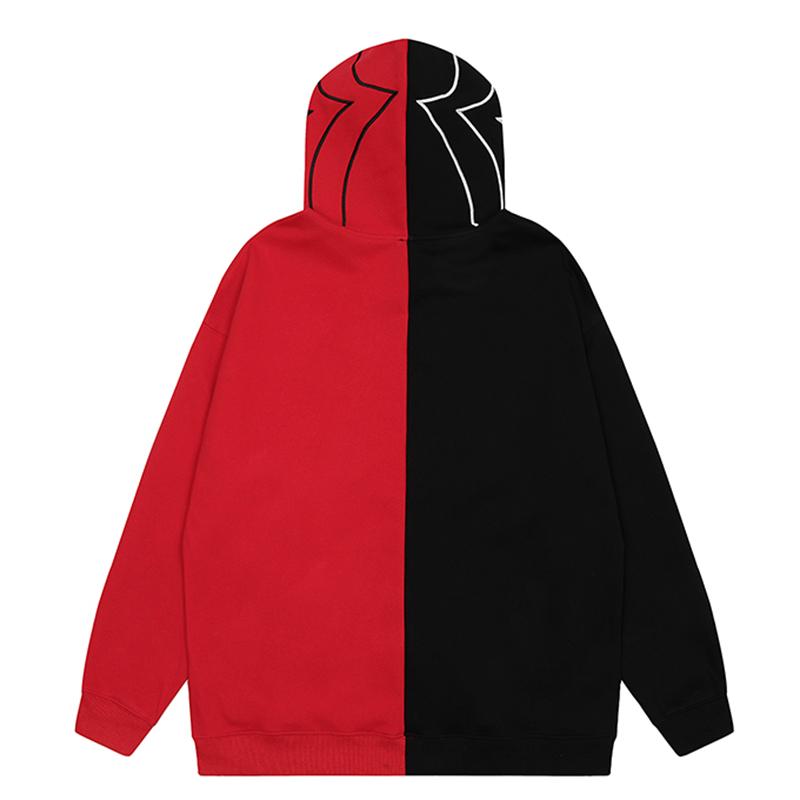 Spider Zip-Up Hoodie Shirts & Tops PinkLimes Trending Streetwear