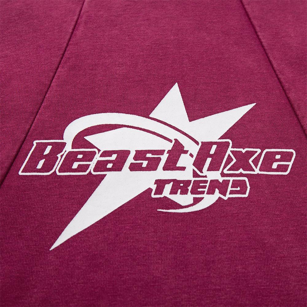 Beast Axe Trend Hoodie Shirts & Tops PinkLimes Trending Streetwear