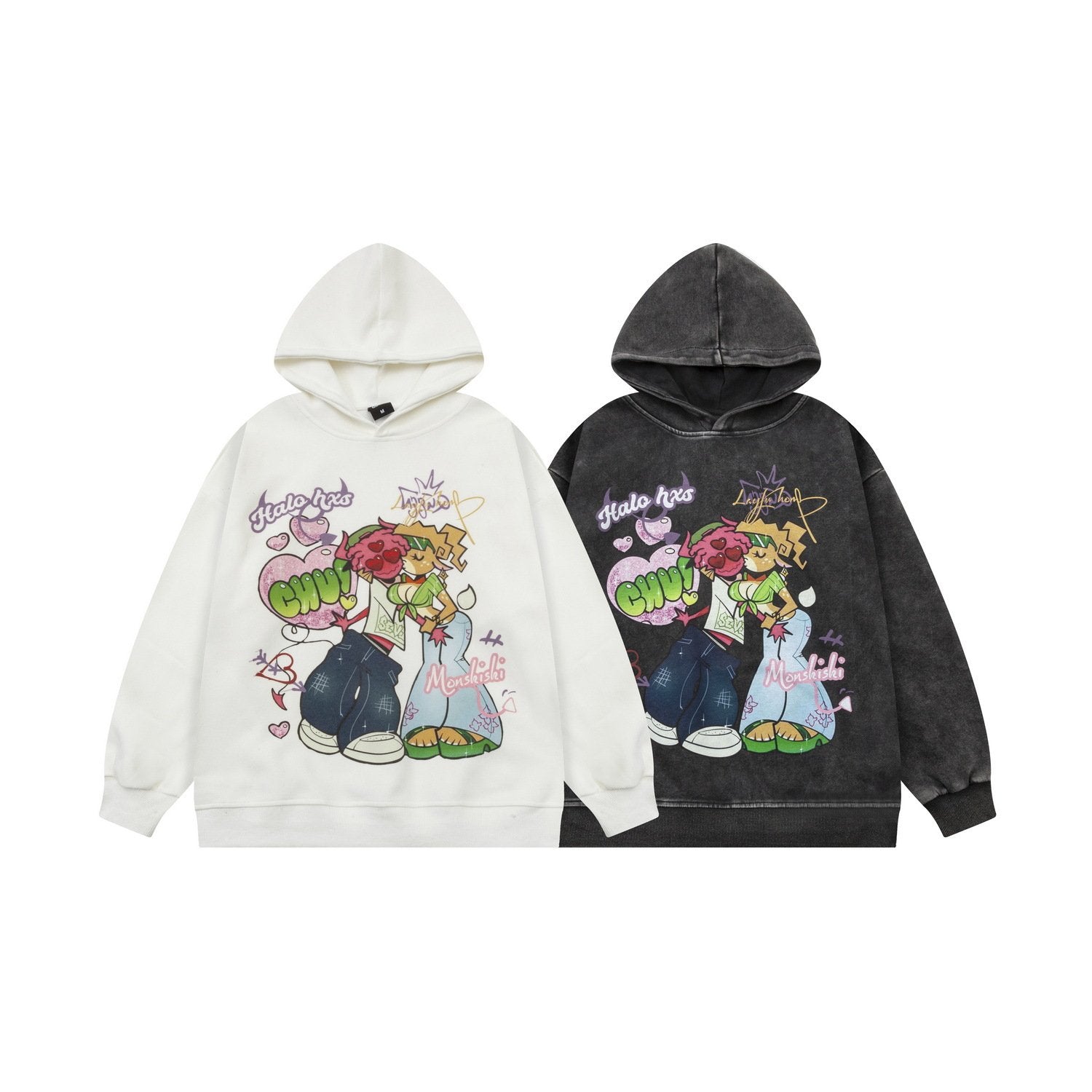 Love Birds Hoodie Shirts & Tops PinkLimes Trending Streetwear