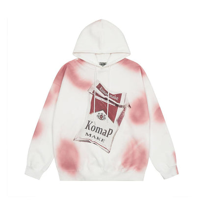 Ciggies Hoodie White Shirts & Tops PinkLimes Trending Streetwear