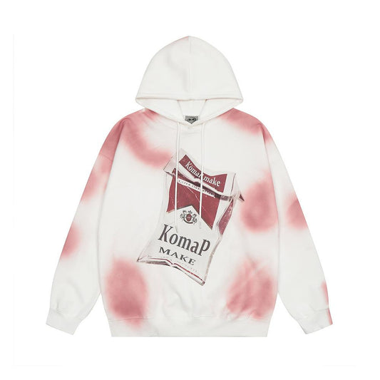 Ciggies Hoodie White Shirts & Tops PinkLimes Trending Streetwear