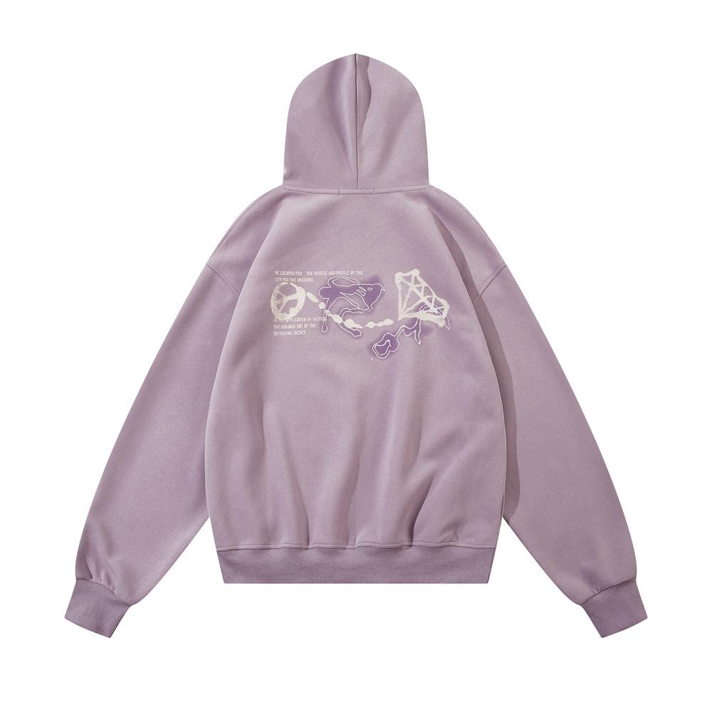 Graffiti Hoodie Shirts & Tops PinkLimes Trending Streetwear