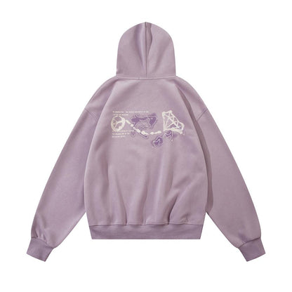 Graffiti Hoodie Shirts & Tops PinkLimes Trending Streetwear
