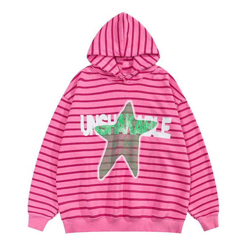 Unshakable Hoodie Pink Shirts & Tops PinkLimes Trending Streetwear